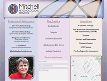 Tablet Screenshot of drmitchellpsychology.com